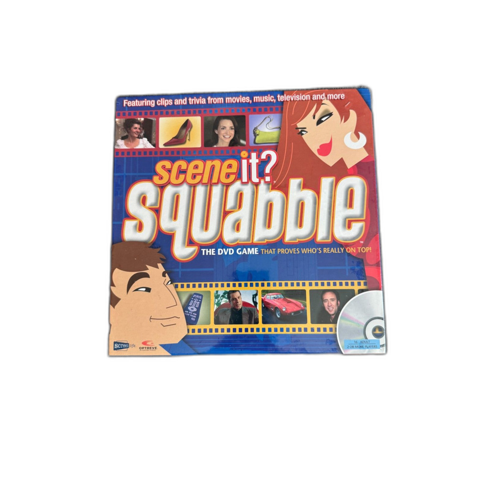 Scene It Squabble DVD Game NEW Sealed Adult Party Trivia Game Complete